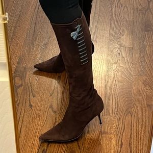Cole haan suede Tall boots